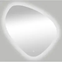 Best design Spiegel ballon asymmetrisch 60x60 cm met led verlichting rondom en one-touch bediening