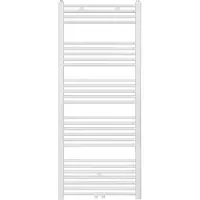 Boss & Wessing Designradiator bws nile gobi 160x60 cm geborsteld mat wit midden/zij-aansluiting