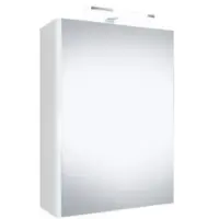 Best design Best-Design "Happy" MDF Spiegelkast + Verlichting 50x60cm Wit