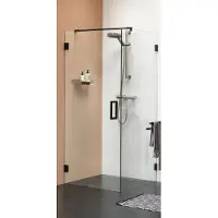 Get Wet by Sealskin Sealskin Get Wet I AM douchecabine zijwand 90x200 cm mat zwart helder glas