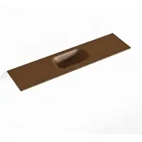 Mondiaz EDEN Rust solid surface inleg wastafel voor toiletmeubel 90cm. Positie wasbak midden