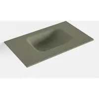 Mondiaz lex army solid surface inleg wastafel voor toiletmeubel 50 cm. Positie wasbak rechts