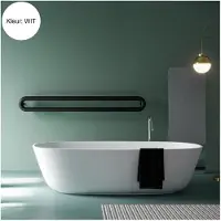 Instamat Designradiator Tubone-H 21x200x22cm Incl. Aansluitset Wit
