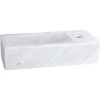 Differnz Fonteinset Mix En Match Helios 38x19x10 cm Marmer (Keuze Uit 5 Kleuren Kranen)