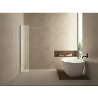 Boss & Wessing Bws apollo zijwand met scharnierend muurprofiel 40x200 cm 10 mm nano glas