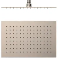 Tres Hoofddouche plafonduitloop 30x20 cm staal