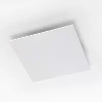Boss & Wessing Afvoerventiel design bws ventilatie vierkant 12.5 cm groot wit
