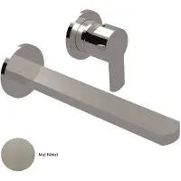 Sanimex Inbouw Wastafelkraan Giulini Eenhendel Luxe 20cm Mat Nikkel