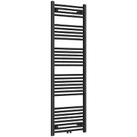 Boss & Wessing Radiator BWS Saniro 60x160cm Middenaansluiting Mat Zwart