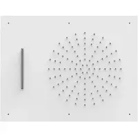 Tres Hoofddouche plafond met waterval 50x65 cm mat wit
