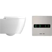 Ipee Wandcloset T3 230V Plus Rimless Incl Softclose Zitting Infrarood Sensor Wit