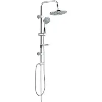Boss & Wessing BWS Regendouche | Tondo | Met zeephouder | 20cm Stortdouche | Chroom | Opbouw (Excl. mengkraan)