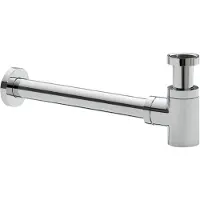 Boss & Wessing Bws bekersifon luxe rond laag 5/4" chroom