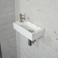 Wiesbaden Fonteinset carrara marmerlook color rvs