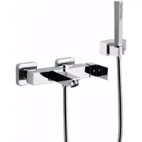 Sanimex Badmengkraan giulini badset met handdouche hoh 15 cm chroom