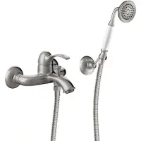Tres Badmengkraan clasic 1 hendel incl handdouche en doucheslang rvs