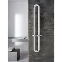 Instamat Designradiator Tubone-V 150x21x14cm Incl. Aansluitset Wit