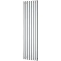 Plieger Designradiator Trento 1086 Watt Middenaansluiting 180x47 cm Black Graphite