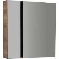 Boss & Wessing Spiegelkast bws verti 78x80 cm walnoot