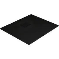 Boss & Wessing Douchebak bws naxos smc 90x90 cm stone-look mat zwart