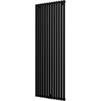 Boss & Wessing Handdoekradiator BWS Siela Enkel 180 x 60,6 cm Mat Zwart