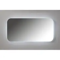 Xenz Badkamerspiegel limone 100x50 cm met ledverlichting en spiegelverwarming