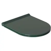 Salenzi Toiletzitting form slim met softclose glans groen