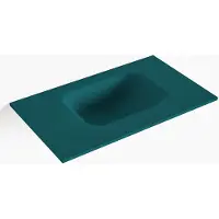 Mondiaz lex smag solid surface inleg wastafel voor toiletmeubel 50 cm. Positie wasbak rechts