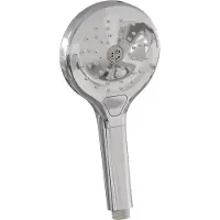 Brauer Badkraan Vrijstaand Chrome Carving met Handdouche 3-Standen Chroom