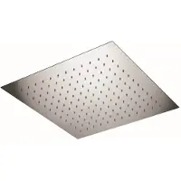 Bellezza Bagno Hoofddouche Belleza Bagno ClipOn Inbouw Regendouche Vierkant 44x44 cm RVS