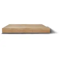 Gliss Design Wastafelblad massief hout rechte afwerking 120 cm natuurlijke olie