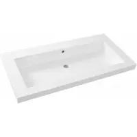 Sanilux Wastafel senza trend polybeton 100x47x5 cm