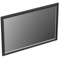 Forzalaqua Spiegel Gela 120x2x80 Cm Eiken Black Oiled
