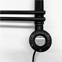 Instamat Luxe Ronde Digitale Thermostaat Chroom