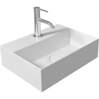 Salenzi Spy Fontein met clickwaste 40x30 cm glans wit