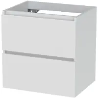 Tiger Wastafelonderkast Loft 60 cm Hoogglans Wit
