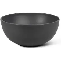 Globo Waskom t-edge rond 37x16 cm zonder overloop smoke