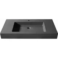 Urbi et Orbi Opzet wastafel plura uni 90 beton 90x50x12 cm bruin /beige