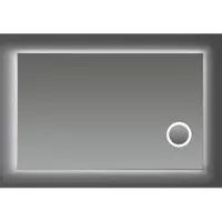 Sanilux Spiegel espe met make-up spiegel met led verlichting 3 kleur instelbaar en dimbaar 160 incl spiegelverwarming