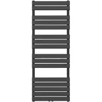 Boss & Wessing Handdoekradiator bws ress middenaansluiting 160x60 cm zwart