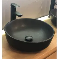 Casajoy Waskom nero rond 41 cm zwart
