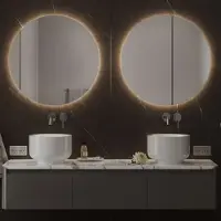 Martens & Meijer Spiegel rotondo 60 cm met indirecte en direct verlichting rondom en spiegelverwarming