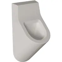 Salenzi Urinoir Hung Achterinlaat Mat Grijs (incl. ophangset en sifon)