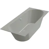 Xenz Ligbad beterbad madeira 160x75 cm inclusief badpoten cement