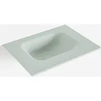 Mondiaz lex greey solid surface inleg wastafel voor toiletmeubel 40 cm. Positie wasbak midden