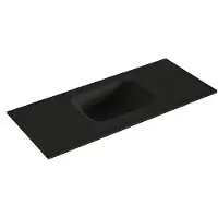 Mondiaz lex urban solid surface inleg wastafel voor toiletmeubel 70 cm. Positie wasbak midden