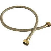 Brauer Flexibele aansluitslang flex gevlochten 300 mm goud geborsteld pvd