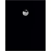 Allibert - Douchebak - Karbon 100 X 80 Cm - Polybeton - Zwart
