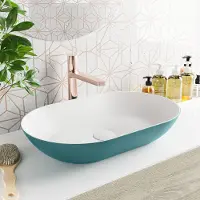 Mondiaz ONNI Waskom solid surface 55cm kleur Smag / Talc