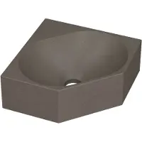 Ink Hoekfontein matrix quartz zonder kraangat 27x27x10 cm beton 3404334